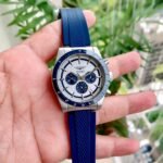 Longines Conquest Chronograph Blue White Dial