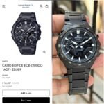 Casio Edifice Black Digital Analog - Image 3