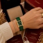 Cartier Tank 22MM Green Roman Dial