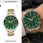 Armani Exchange Spencer Green Dial Chrono - Image 2