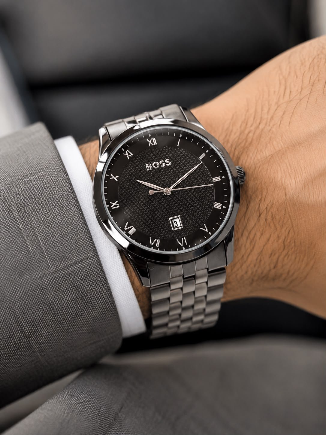 WhatsApp Image 2026-09-15 at 2.08.23 AM (1) Hugo Boss Black Dial Analog Chronograph - Image 1