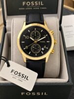 Fossil Chronograph Black Dial Golden - Image 4