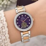 Omega Purple Dial Two-Tone Automatic