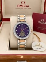 Omega Purple Dial Two-Tone Automatic - Image 4