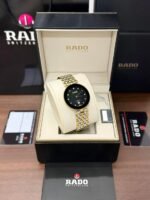 Rado Florence 41MM Silver Gold Black Dial Quartz - Image 5