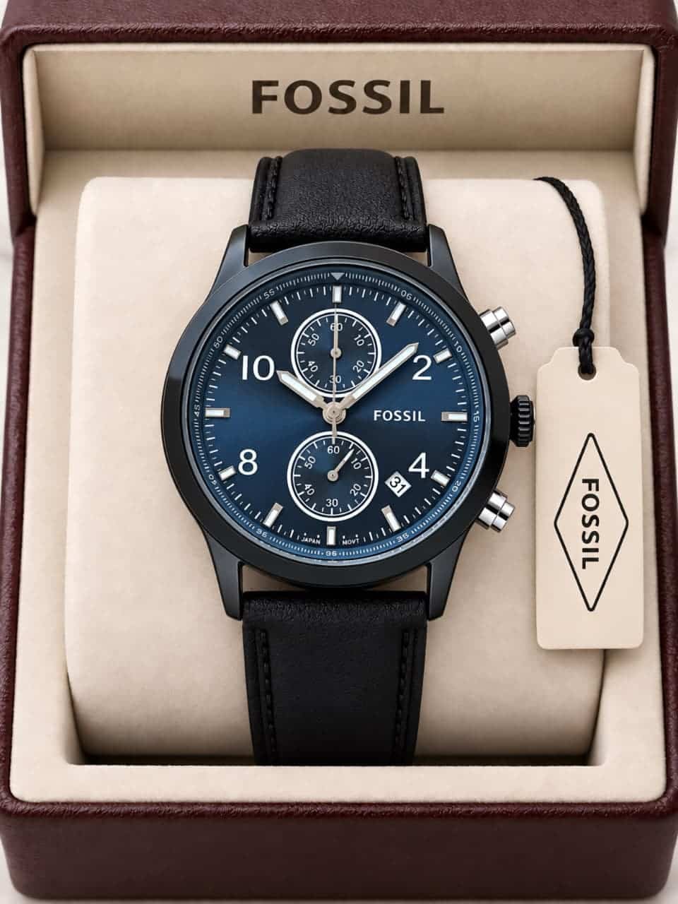 WhatsApp Image 2026-09-15 at 2.10.28 AM (1) Fossil Bennette 43MM Black Chronograph - Image 1