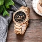 Tommy Hilfiger 38MM Black Dial Rose Gold Chronograph - Image 6