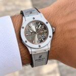 Hublot Skeleton Silver Grey Skeleton-Style Dial