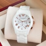 Emporio Armani Ceramica 42MM White Chronograph