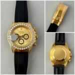 Rolex Daytona 41MM Diamond Dial Gold Automatic - Image 3