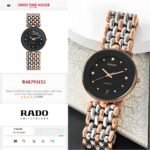 Rado Florence 41MM Silver Rose Gold Quartz - Image 5