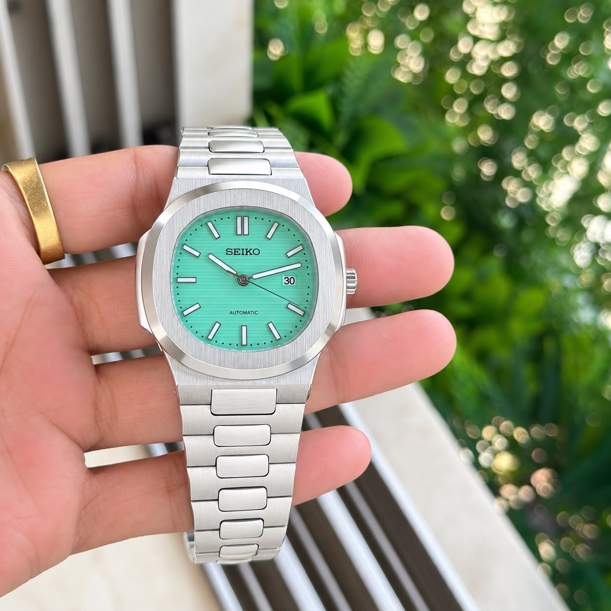 WhatsApp Image 2026-09-16 at 8.32.08 PM Seiko Nautilus Mint Green Dial - Image 1