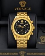 Versace Fornax Chronograph Black Multifunctional Dial - Image 6