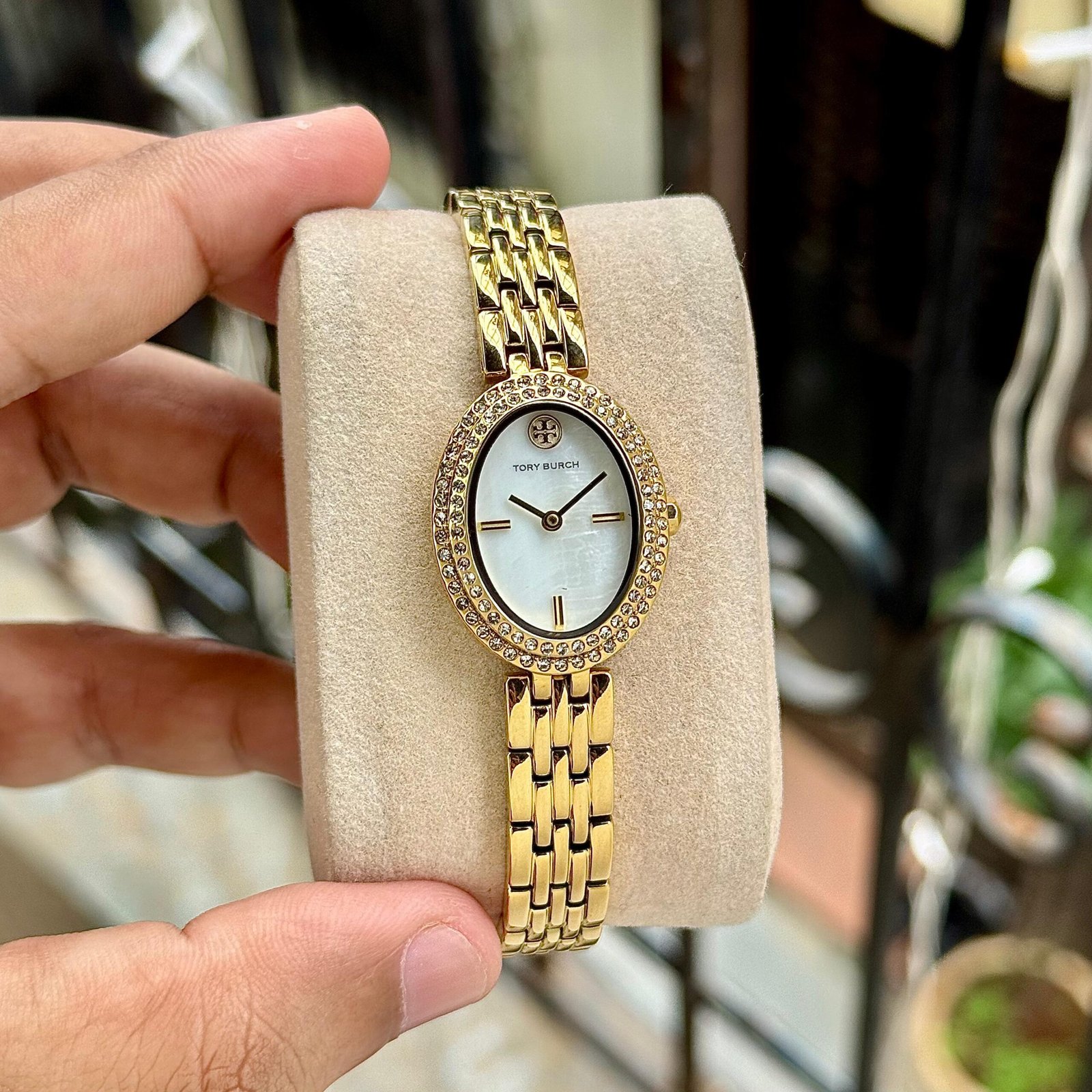 WhatsApp Image 2026-09-16 at 8.34.09 PM (1) Tory Burch Oval Gold-Tone Dial - Image 1