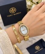 Tory Burch Oval Gold-Tone Dial - Image 3