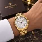 Patek Philippe Gold-Tone Dial Chronograph - Image 4