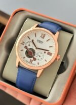 Fossil Townsman Automatic White Dial Chronograph - Image 3