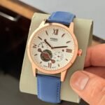 Fossil Townsman Automatic White Dial Chronograph