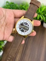 Tommy Hilfiger Modern Automatic 43MM Brown - Image 3