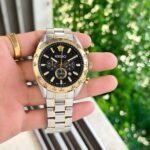 Versace Chronograph 41MM Black Dial Two-Tone - Image 2