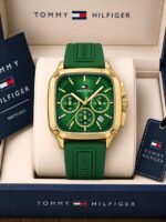 Tommy Hilfiger Herald 41MM Green Dial Chronograph - Image 5