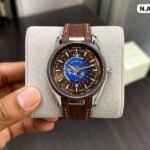 Omega Seamaster Brown Blue Analog Dial