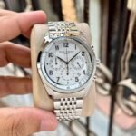 Patek Philippe 42MM White Silver Dial Chronograph