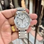 Patek Philippe 42MM White Silver Dial Chronograph - Image 4