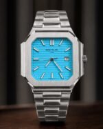 Patek Philippe Cubitus Square Blue Dial Japanese Quartz - Image 3