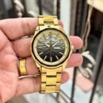 Rolex Day-Date Gold Signature Black Textured Dial - Image 2