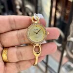 Coach Park Gold Tone Champagne Sunray Dial - Image 2