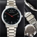 Armani Exchange Silver Black Dial - Image 6
