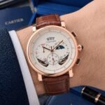 Cartier Sun-Moon Chronograph White Dial