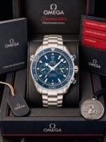 Omega Seamaster Planet Ocean Blue Dial Chronograph - Image 4