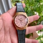 Omega Constellation Sedna Pink Textured Dial