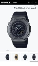 G Shock Casio Sports Black Chrono - Image 2