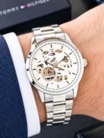 Tommy Hilfiger Automatic White Skeleton Dial - Image 3
