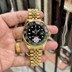 Rolex GMT-Master II Gold-Tone Green Dial