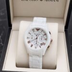 Emporio Armani AR1404 White Ceramic Dial