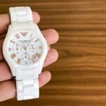 Emporio Armani AR1404 White Ceramic Dial - Image 3
