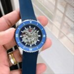 Rado Captain Cook Silver Tone Blue Dial