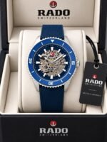 Rado Captain Cook Silver Tone Blue Dial - Image 4