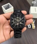 Rado Automatic Glossy Black Square Skeleton Dial - Image 2