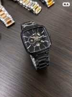 Rado Automatic Glossy Black Square Skeleton Dial - Image 4