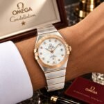 Omega Constellation Two-Tone White Pearlescent Dial - Image 3