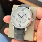 Cartier White Dial Skeleton Chronograph