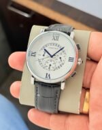 Cartier White Dial Skeleton Chronograph