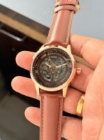 Fossil Brown Skeleton Dial Automatic - Image 2
