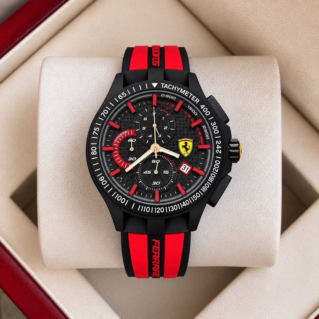 WhatsApp Image 2026-09-22 at 1.58.27 AM Scuderia Ferrari Sporty Racing Red Chrono - Image 1
