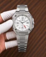 Bell & Ross BR-05 GMT Dual Time White Dial - Image 5
